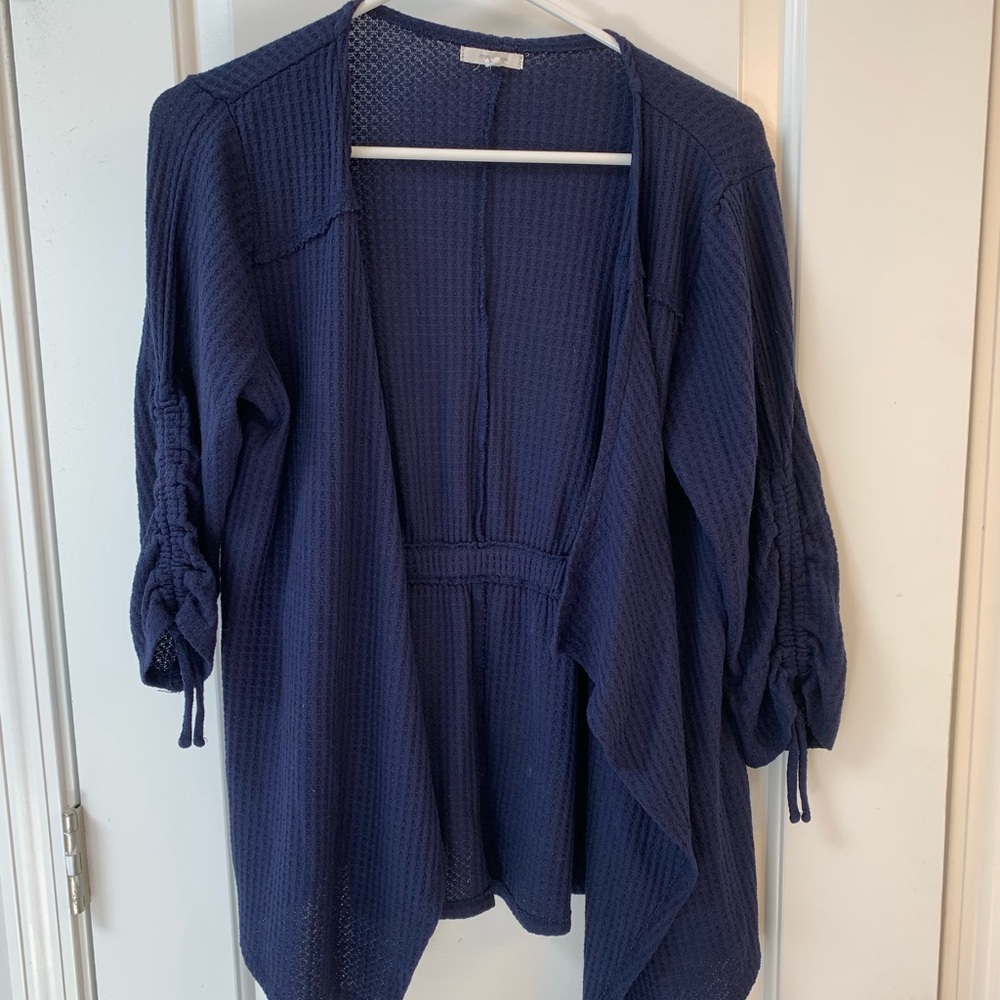 Maurices Large Blue Cardigan
